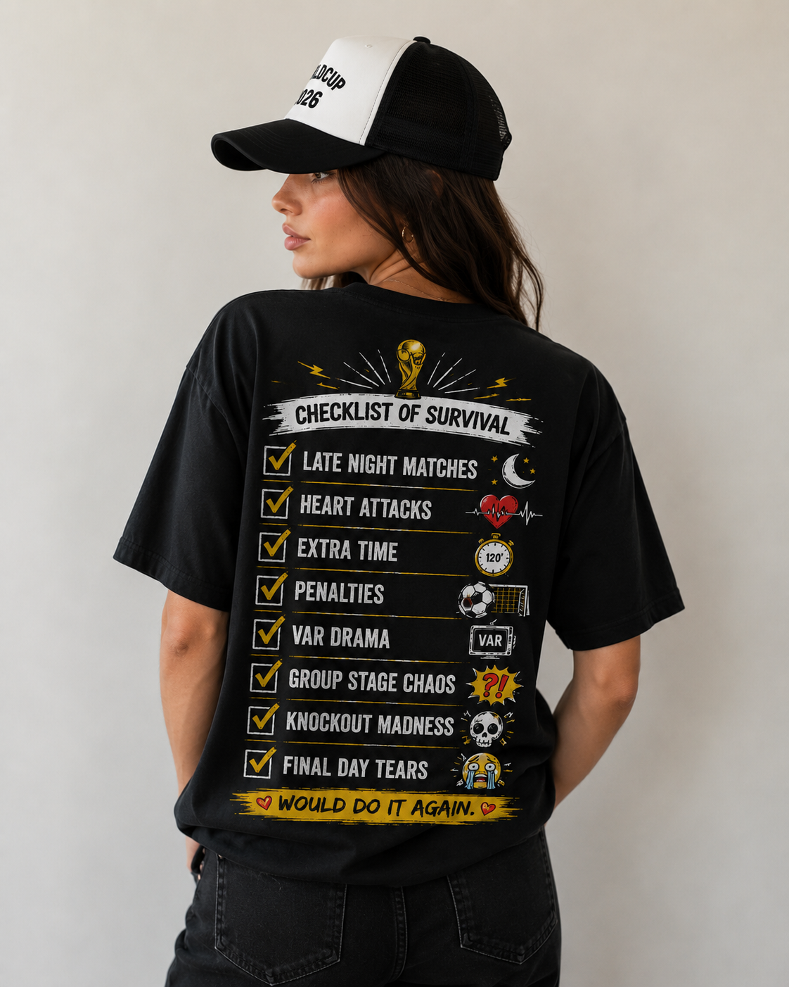 I Survived World Cup 2026 Funny Soccer Fan T-Shirt