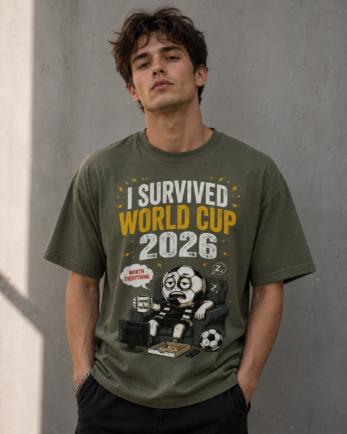 I Survived World Cup 2026 Funny Soccer Fan T-Shirt