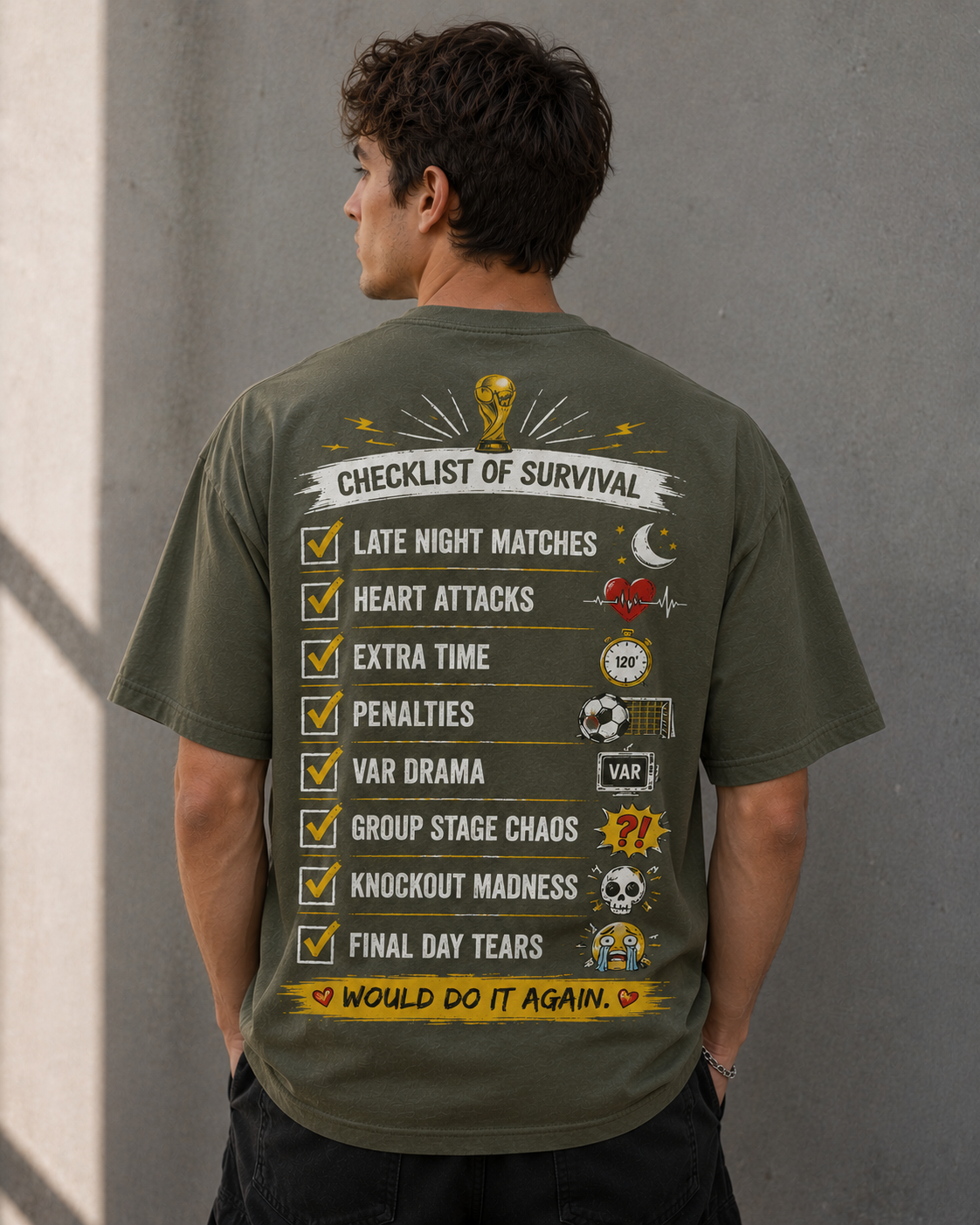 I Survived World Cup 2026 Funny Soccer Fan T-Shirt