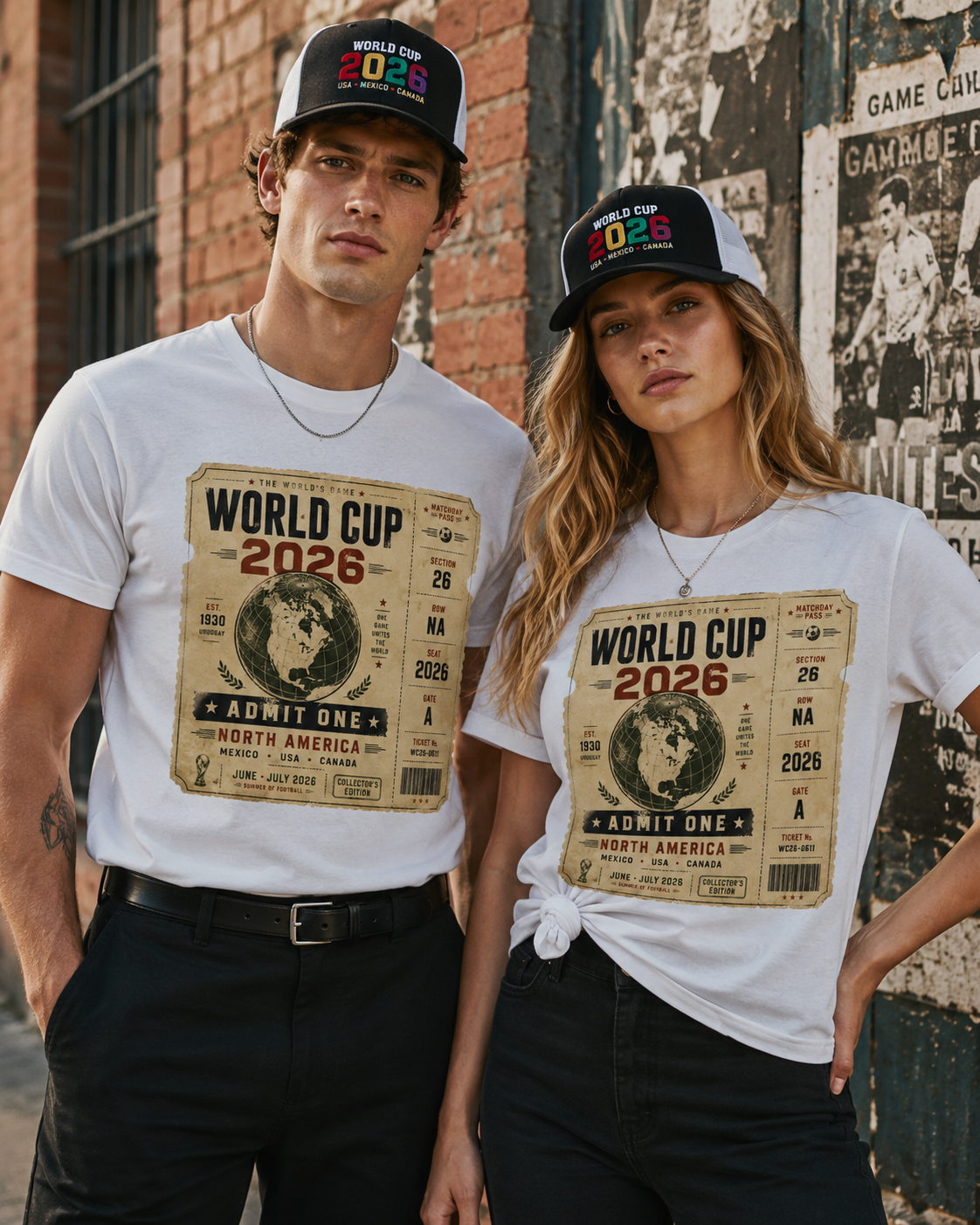 World Cup 2026 Embroidered Snapback Hat
