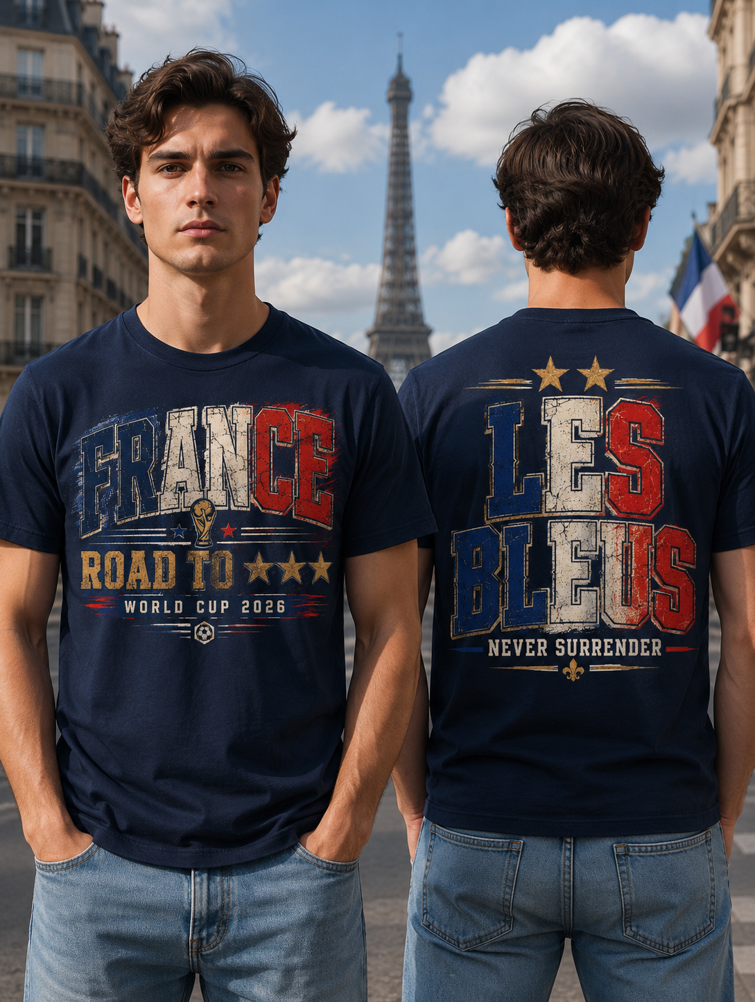2026 France World Cup Graphic Tee | LES BLEUS