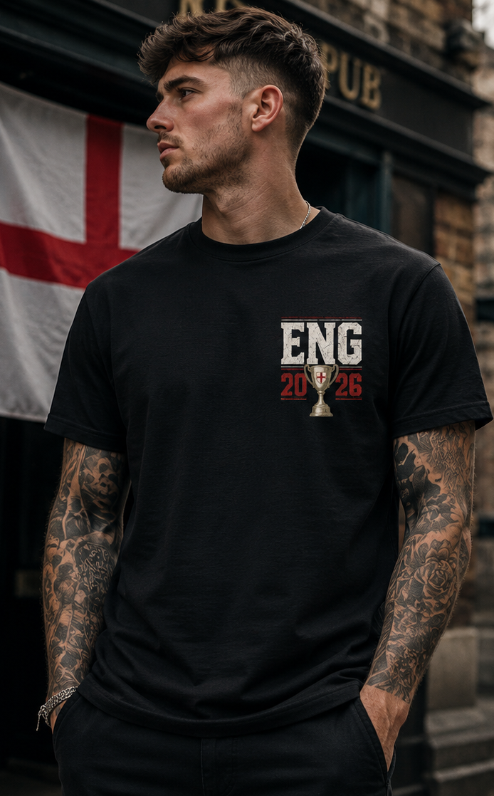 2026 England World Cup Graphic Tee | The Lions Roar Again