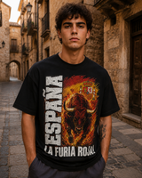 Spain La Furia Roja Bull T-Shirt | Road To The Second Star | World Cup 2026