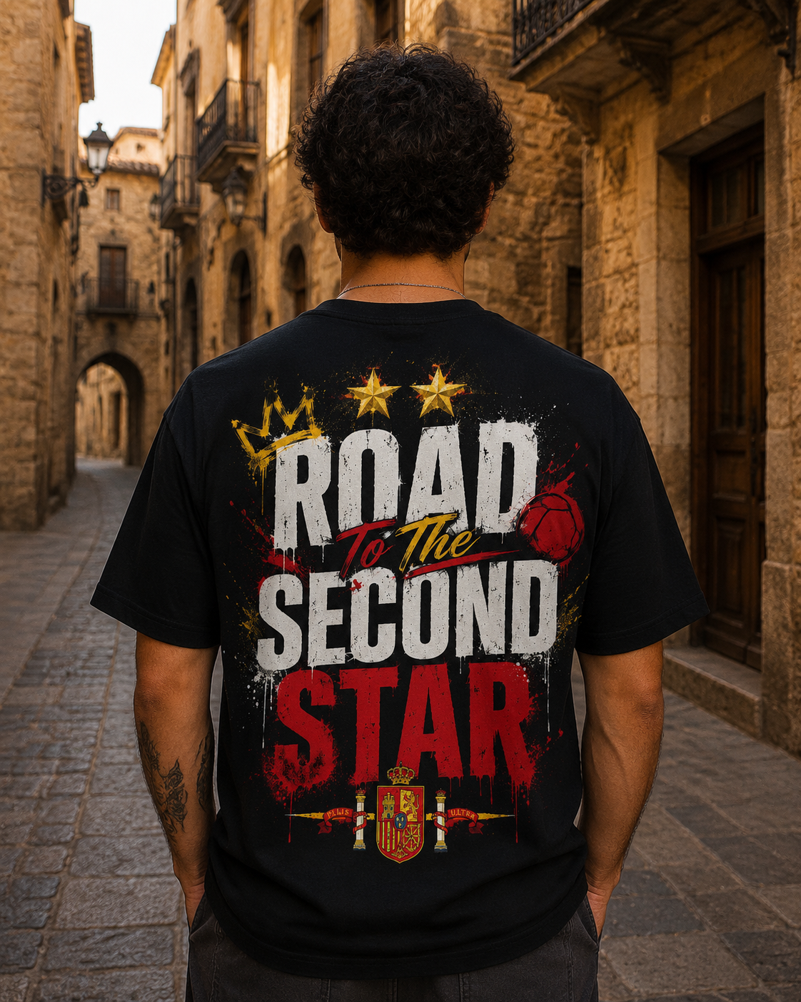 Spain La Furia Roja Bull T-Shirt | Road To The Second Star | World Cup 2026