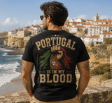 Portugal Is In My Blood Shirt | World Cup 2026 Portugal Fan Tee | Vintage Portuguese Pride T-Shirt