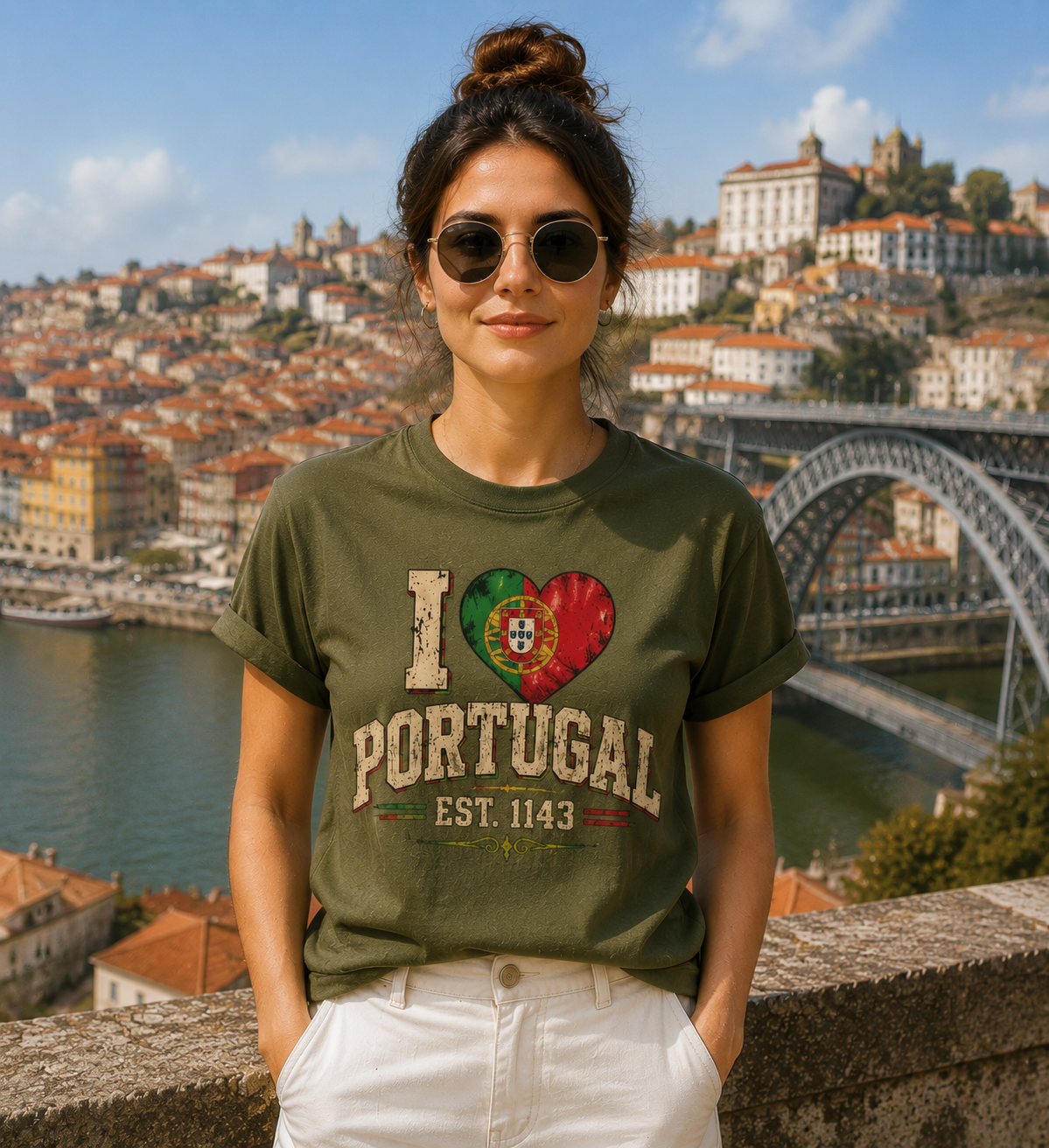Portugal Is In My Blood Shirt | World Cup 2026 Portugal Fan Tee | Vintage Portuguese Pride T-Shirt