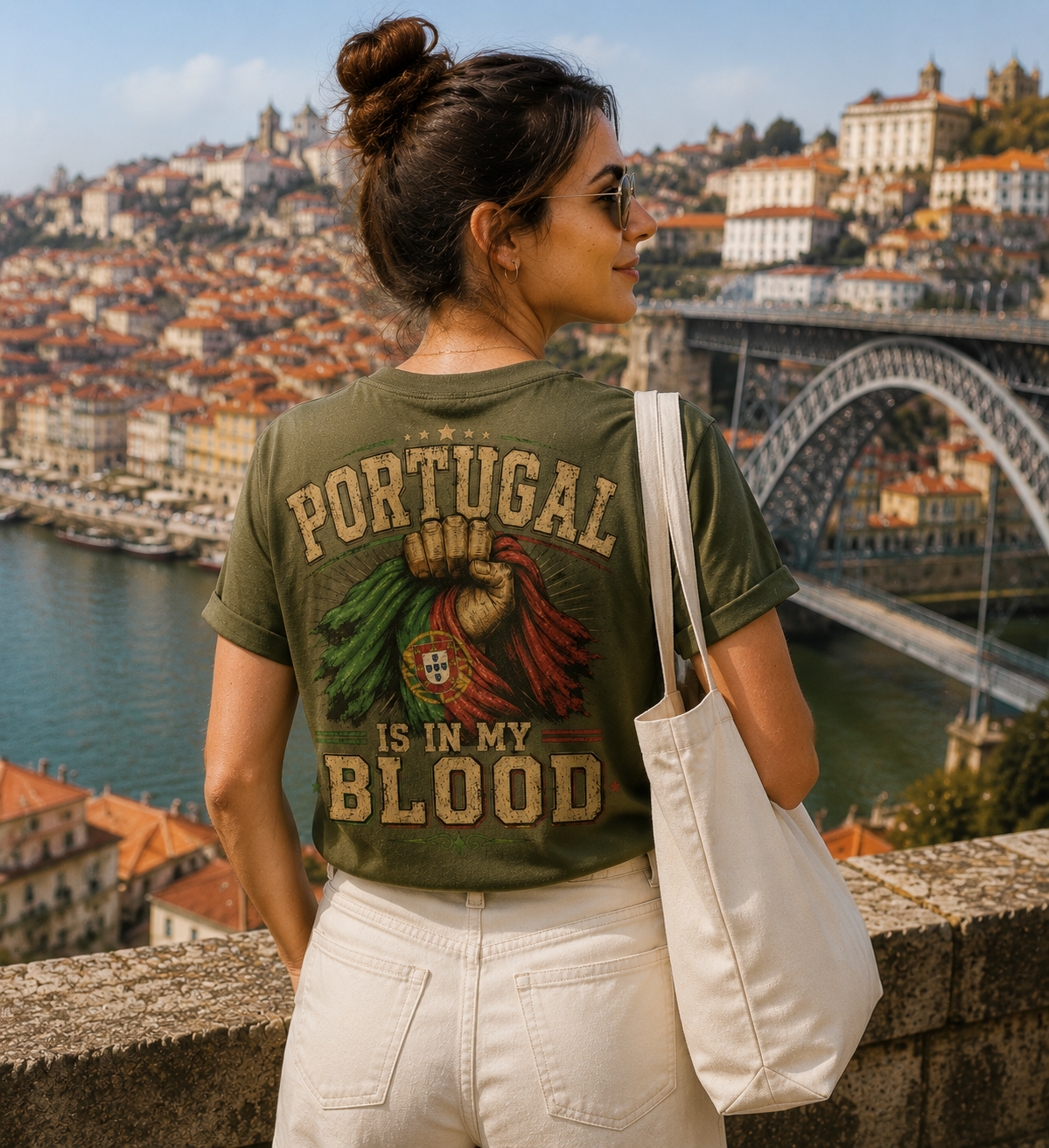 Portugal Is In My Blood Shirt | World Cup 2026 Portugal Fan Tee | Vintage Portuguese Pride T-Shirt