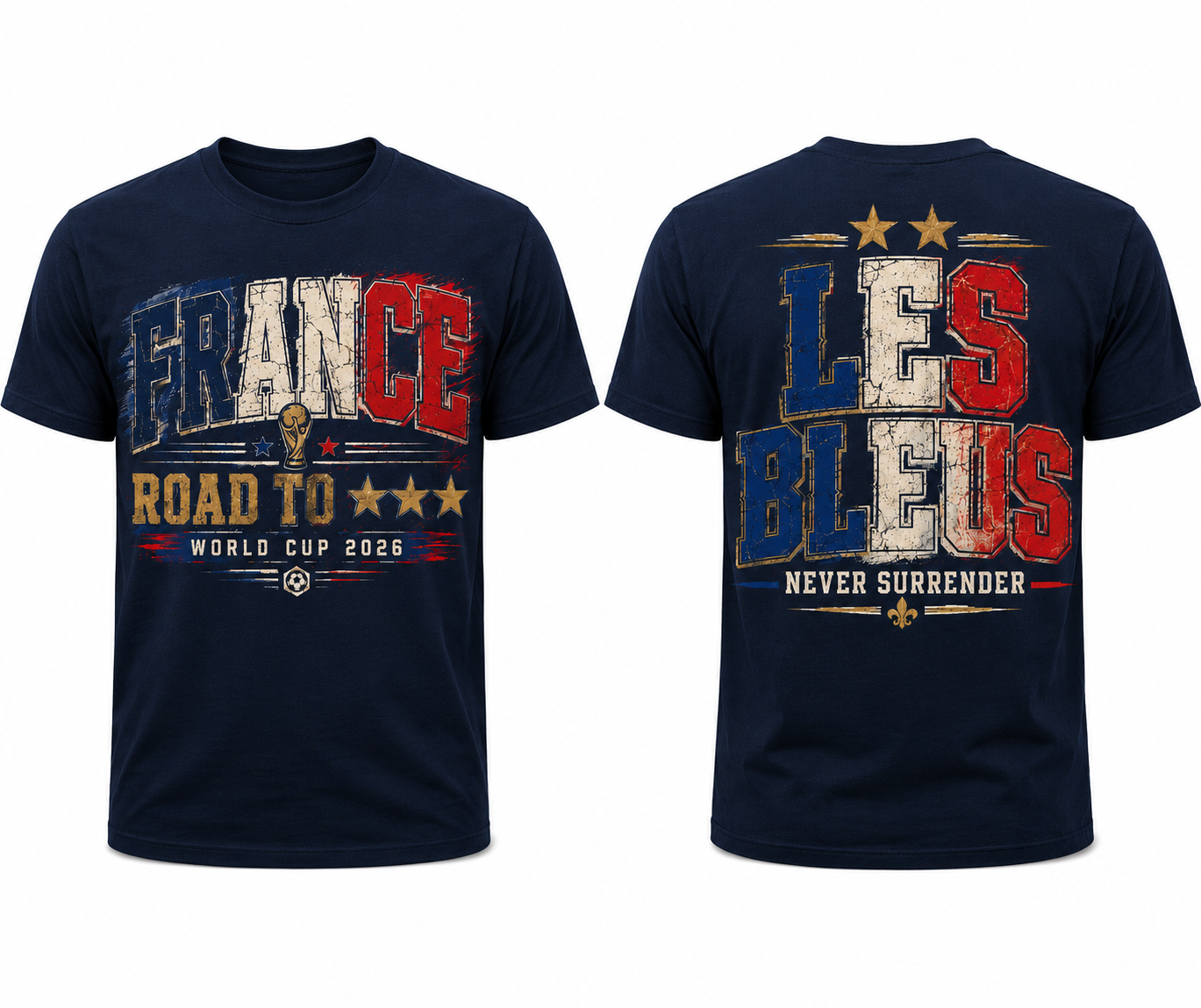 2026 France World Cup Graphic Tee | LES BLEUS