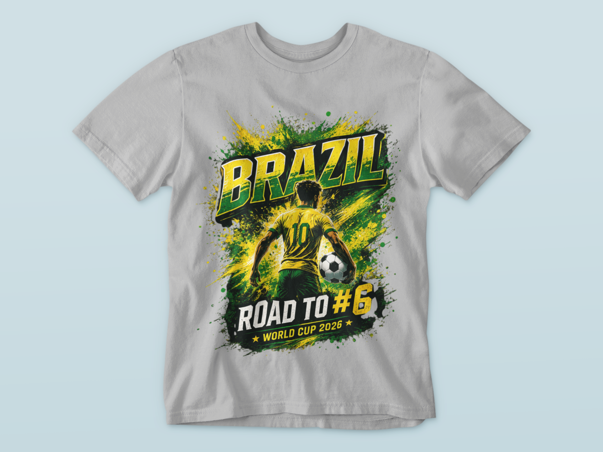 2026 Brazil World Cup Graphic Tee | ROAD TO SIX