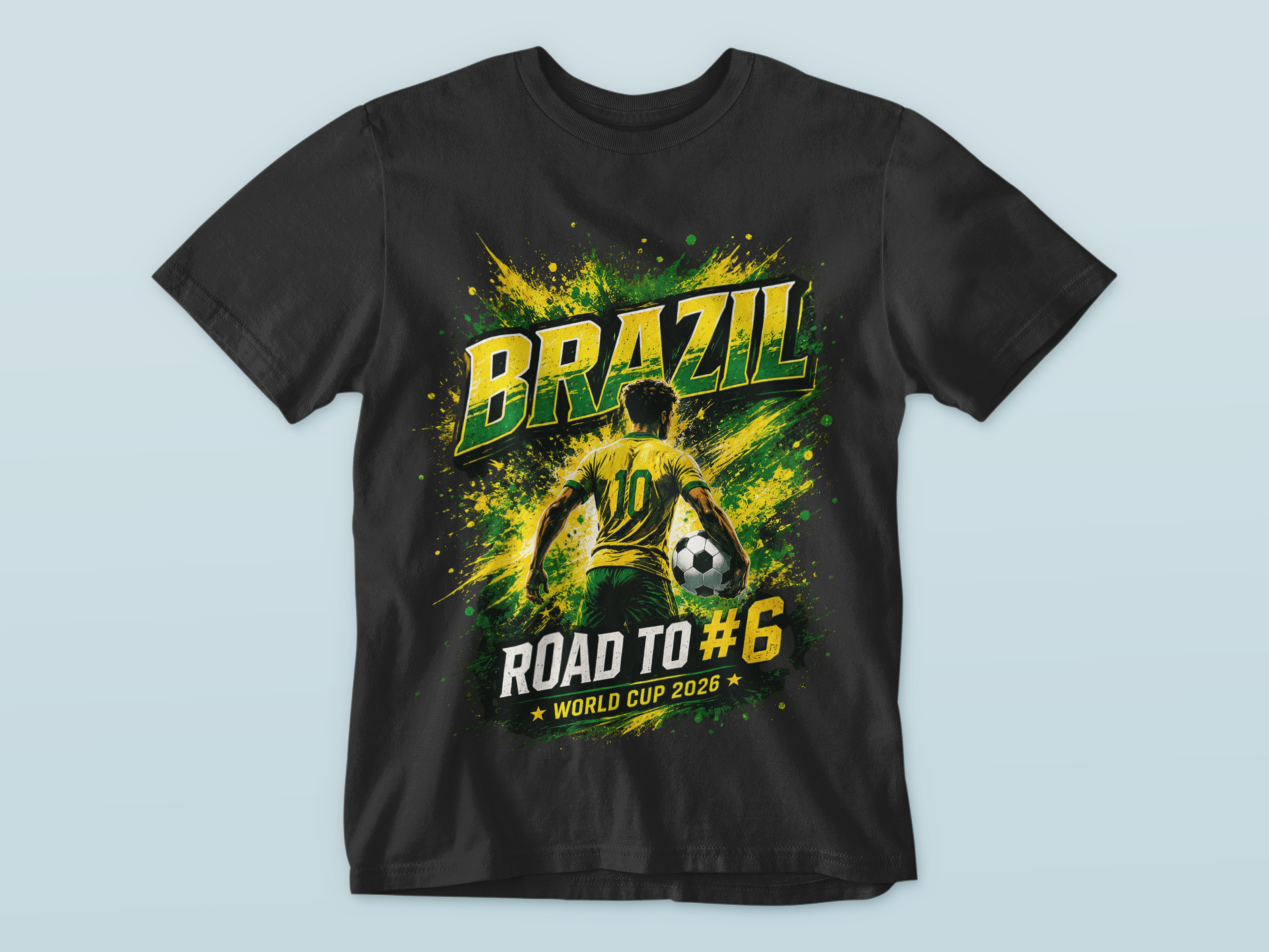 2026 Brazil World Cup Graphic Tee | ROAD TO SIX