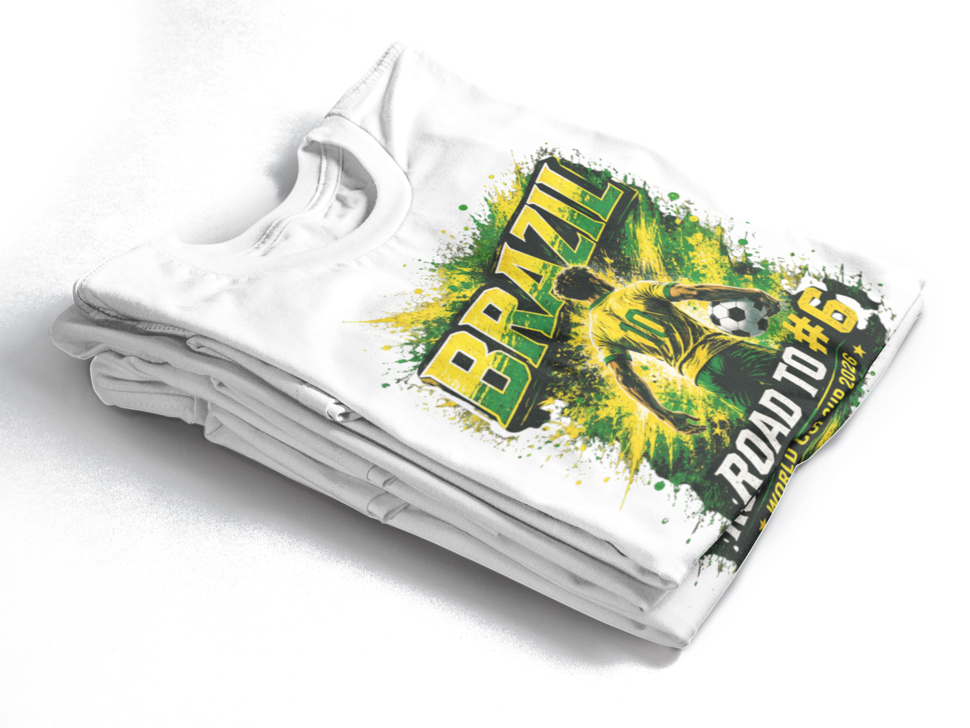 2026 Brazil World Cup Graphic Tee | ROAD TO SIX