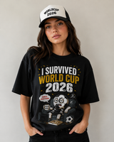 I Survived World Cup 2026 Funny Soccer Fan T-Shirt