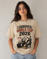 I Survived World Cup 2026 Funny Soccer Fan T-Shirt