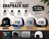 World Cup 2026 Embroidered Snapback Hat