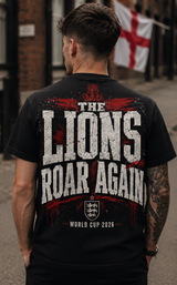 2026 England World Cup Graphic Tee | The Lions Roar Again