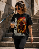 Spain La Furia Roja Bull T-Shirt | Road To The Second Star | World Cup 2026