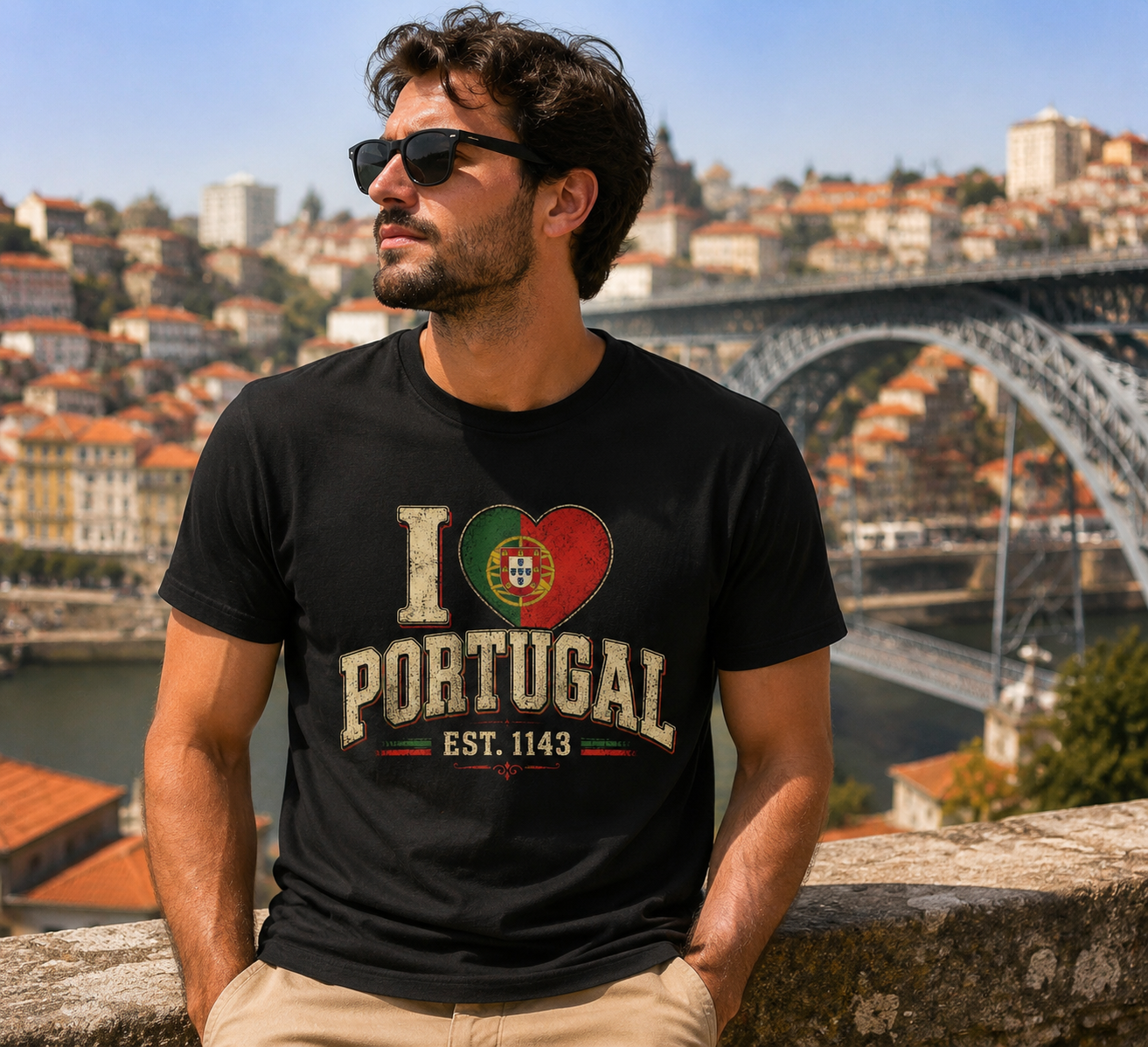 Portugal Is In My Blood Shirt | World Cup 2026 Portugal Fan Tee | Vintage Portuguese Pride T-Shirt