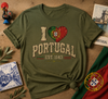 Portugal Is In My Blood Shirt | World Cup 2026 Portugal Fan Tee | Vintage Portuguese Pride T-Shirt