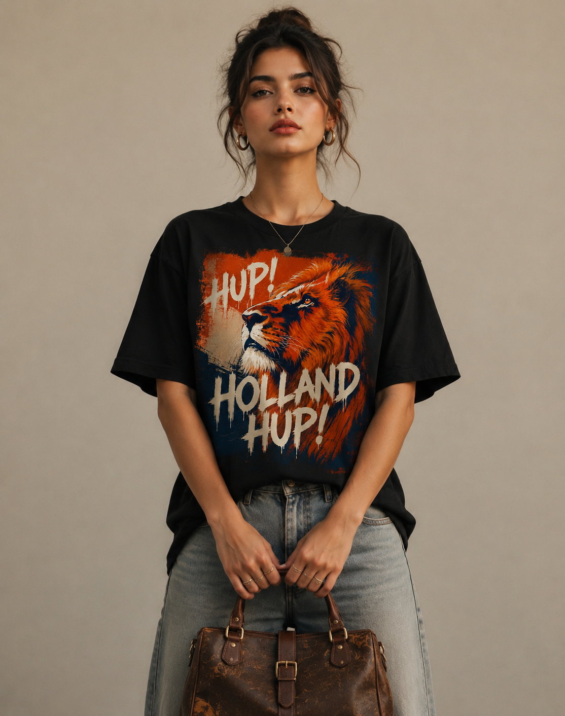 Netherlands World Cup 2026 Shirt | HUP Holland HUP Lion Graphic Tee | Oranje Never Quits Dutch Fan T-Shirt