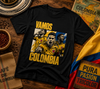 Vamos Colombia Cafeteros World Cup 2026 Fan T-Shirt | Vintage Soccer Supporter Tee