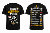 I Survived World Cup 2026 Funny Soccer Fan T-Shirt